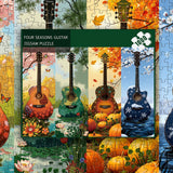 Four Seasons Guitar Jigsaw Puzzle 1000 Pieces