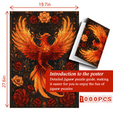 Floral Phoenix Jigsaw Puzzle 1000 Pieces