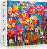 Mosaic of Flowers Jigsaw Puzzle 1000 Pieces