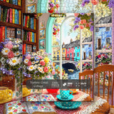 Teatime Canal Cottage Jigsaw Puzzle 1000 Pieces