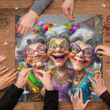 Silver Hair Carnival Jigsaw Puzzle 1000 Pieces