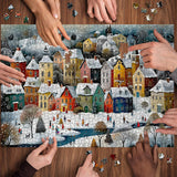 Snow Scene Jigsaw Puzzles 1000 Pieces