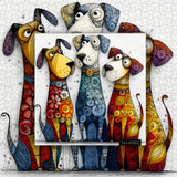 Vibrant Pup Squad Jigsaw Puzzle 1000 Pieces