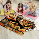 Puzzle con gatti floreali, 1000 pezzi