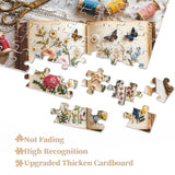 Stitched Garden Diary Jigsaw Puzzle 1000 Pieces