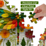 Leaf Dragonfly Jigsaw Puzzle 1000 Pieces
