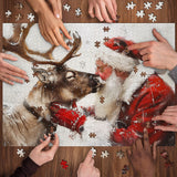 Christmas Kisses Jigsaw Puzzle 1000 Pieces