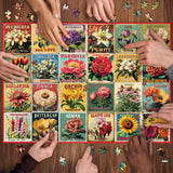 Blumencollage Puzzle 1000 Stücke