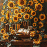 Reading Among Sunflowers Jigsaw Puzzle 1000 Pieces