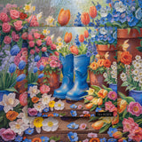 Puzzle Stivali in Fiore 1000 Pezzi