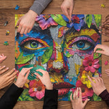Newspaper Eyes Jigsaw Puzzle 1000 Pieces