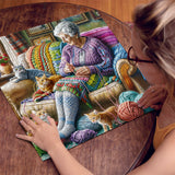 Grandma's Knitting Time Jigsaw Puzzle 1000 Pieces