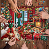 Accoglienti puzzle di Natale 1000 pezzi