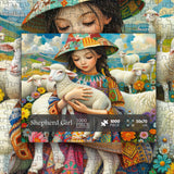 Shepherd Girl Jigsaw Puzzle 1000 Pieces