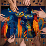 Vivid Dream Cats Jigsaw Puzzle 1000 Pieces