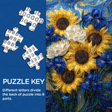 Rompecabezas de Flor Estrellada 1000 Piezas