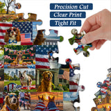 New Patriot Dog Jigsaw Puzzle 1000 Pieces