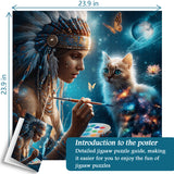 Painted Galaxy Jigsaw Puzzle 1000 Pieces