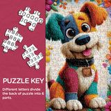 Patchwork Pup Jigsaw Puzzle 1000 Pieces