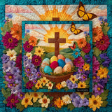 Easter Eggs & Cross Jigsaw Puzzle 1000 Pieces