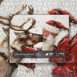 Christmas Kisses Jigsaw Puzzle 1000 Pieces