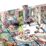 Caldo salotto da soggiorno puzzle 1000 pezzi