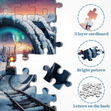 Puzzle puzzle in neve 1000 pezzi