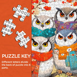 Cozy Owls Jigsaw Puzzle 1000 Pieces