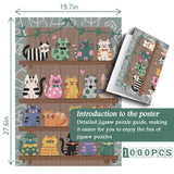 Puzzle Il Gatto sullo Scaffale, 1000 Pezzi
