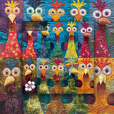 Patchwork Chick Jigsaw Puzzle 1000 Pieces