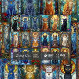 Puzzle con gatti in vetro, 1000 pezzi