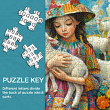 Shepherd Girl Jigsaw Puzzle 1000 Pieces