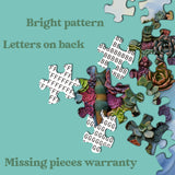 Succulent Bloom Butterfly Jigsaw Puzzle 1000 Pieces