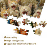 Puzzle per party di gatto felice puzzle 1000 pezzi