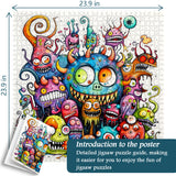 Monster Family Jigsaw Puzzle 1000 Pieces
