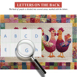 Patchwork Rooster Puzzle 1000 pièces 1000 pièces