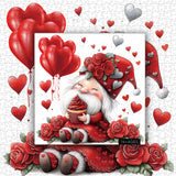 Valentine Gnome Jigsaw Puzzle 1000 Pieces
