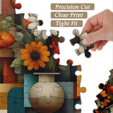 Geometrisches Blumenrhythmus-Puzzle 1000 Teile