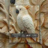 Wood Carving Parrot Jigsaw Puzzle 1000 Pieces