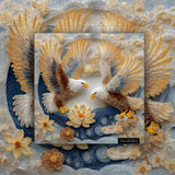 Quilled Twin Eagles Jigsaw Puzzle 1000 Pieces