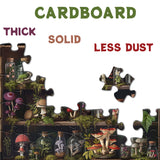 Libreria di foresta di funghi puzzle 1000 pezzi