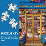 Books & Desserts Jigsaw Puzzle 1000 Pieces