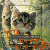 Cat And Fish Romance Jigsaw Puzzle 1000 Pieces