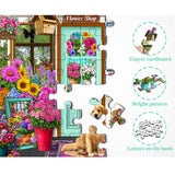 Flower Shop Harmony Jigsaw Puzzle 1000 Pieces