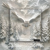 Owl in Snow Jigsaw Puzzle 1000 Pieces