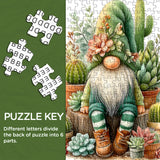 Pun puzzle succulenti per il puzzle gnomo da giardino 1000 pezzi