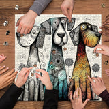 Doggy Doodles Jigsaw Puzzle 1000 Pieces