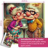 Aging Sweethearts Jigsaw Puzzle 1000 Pieces