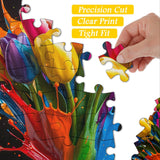 Vibrant Tulips Jigsaw Puzzles 1000 Pieces