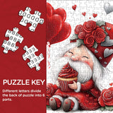 Valentine Gnome Jigsaw Puzzle 1000 Pieces